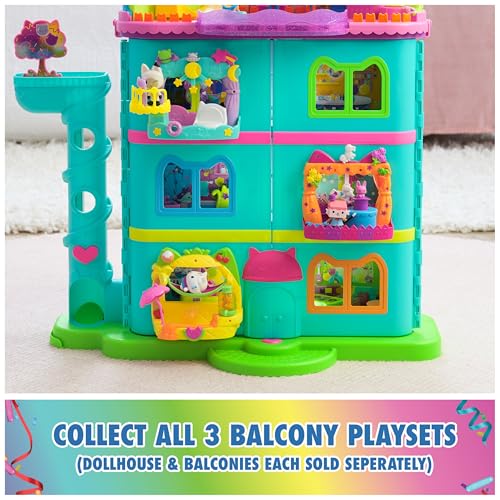 Gabby's Dollhouse Baby Box Talent Show Balcony Playset, 8-Pcs with Toy - image 6