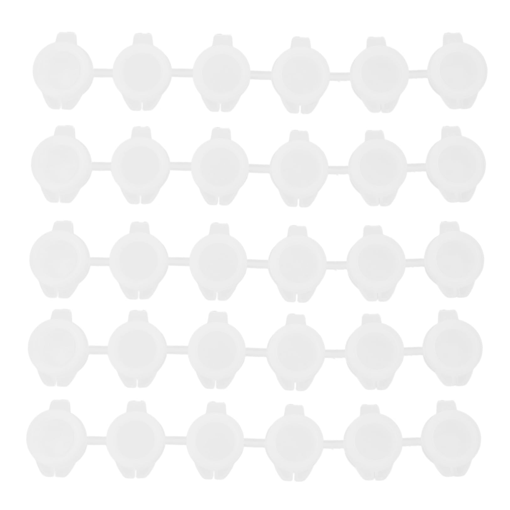 OSALADI 4 Ensembles Lot de Pots Peinture Vides Transparents avec Couvercles Contenants Compacts Et Étanches pour Rangement Peinture Petits Récipients Pratiques pour Travaux 30 Pièces * 4