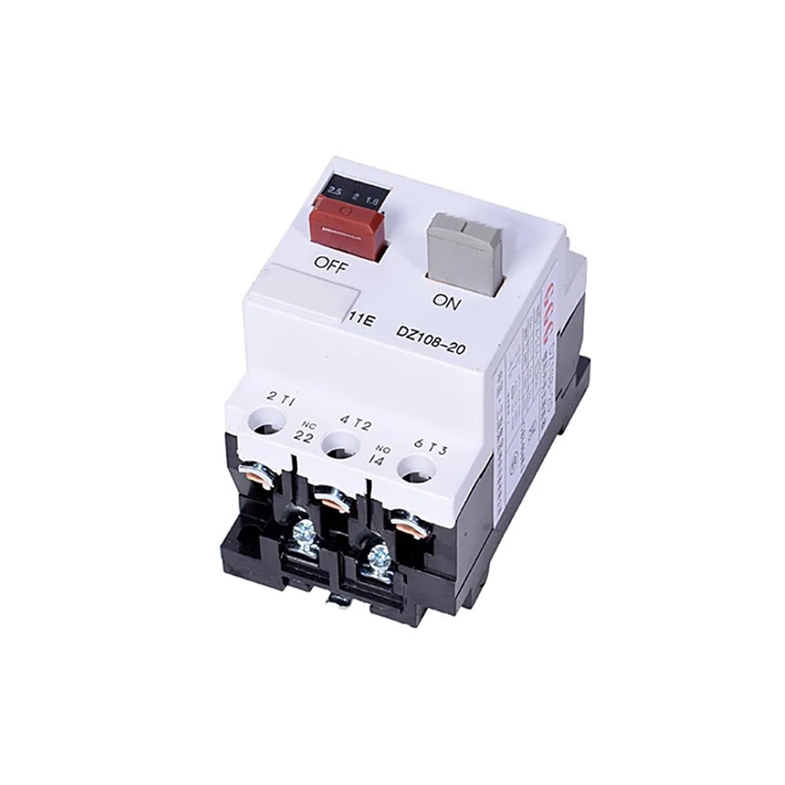 DZ108 Protezione motore Guscio in plastica Interruttore cortocircuito motore Interruttore Protezione da sovraccarico aperta RDM108-20 | Breaker(0.16-0.25A)