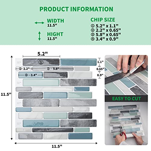 Longking LKA1276 Self-Adhesive Kitchen Backsplash thumb #2