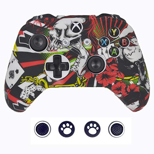 Taifond Anti-Slip Silicone Controller Cover Protective Skins for Microsoft Xbox One S