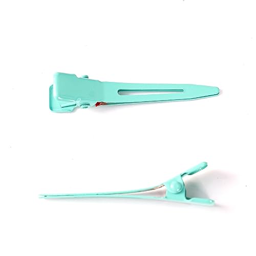 Miniatura 2 de Bandenger - Paquete de 100 clips plateados para rizar cocodrilo, 1.8 pulgadas, accesorios para el cabello, para niñas y mujeres, peinado, coloración