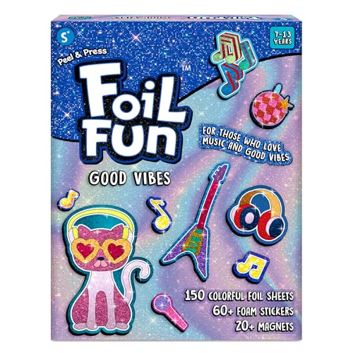 Image of Skillmatics Foil Fun Good Vibes, Foil Art & Craft Activity, Gift for Tweens