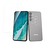 9H Härte Schutzfolie für Panzerglas Samsung Galaxy S23 FE Displayschutz,Anti-Blasenfrei Glas für Schutzglas Samsung Galaxy S23 FE Panzerfolie mit Kameraschutz,2 Stück Anti-Staub Folie