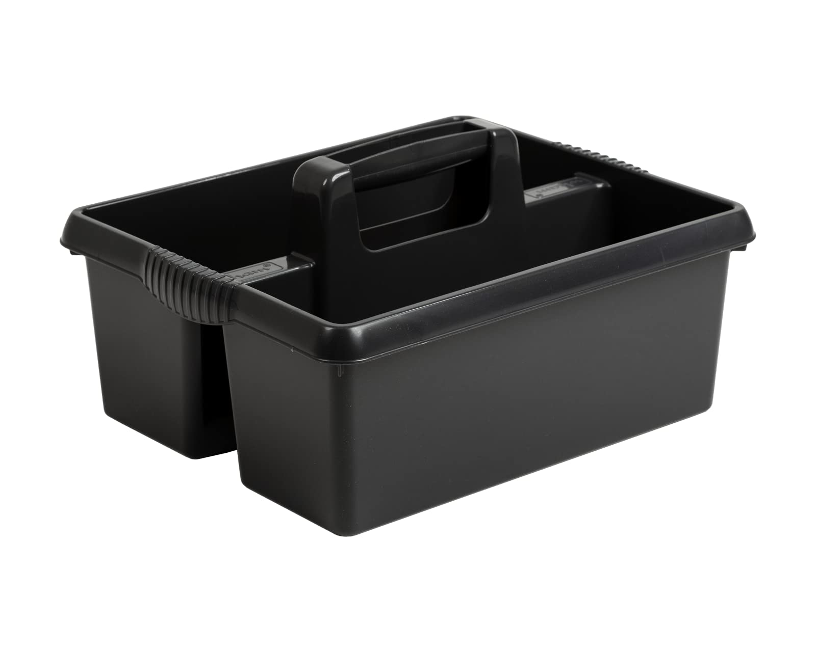 Celino Making Your Day Midnight Black Celino® Strong Plastic Kitchen Cleaning Carry Tray Caddy Tidy Tote Organiser With Handle (Midnight Black)