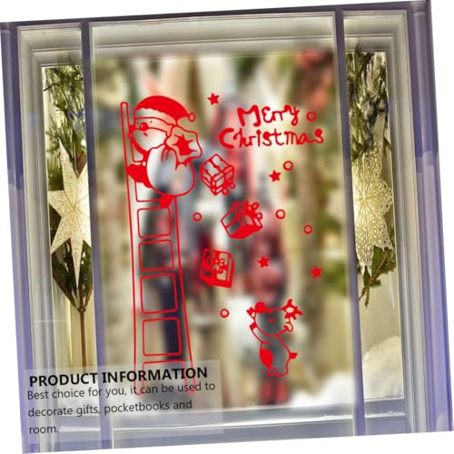 Vinilo decorativo Santa Claus rojo 70x50 cm miniatura 6