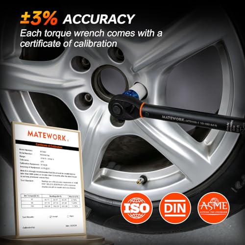 Image of 41PCS Torque Wrench Set 1 /4 3 /8 1 /2-Inch Drive, Complete Click Torque Wrench Kit with Sockets, Bits, Extension Bars & Adapters, ±3% Accuracy 72-Tooth Dual-Scale Wrenches for Bike, Moto, Car, Truck