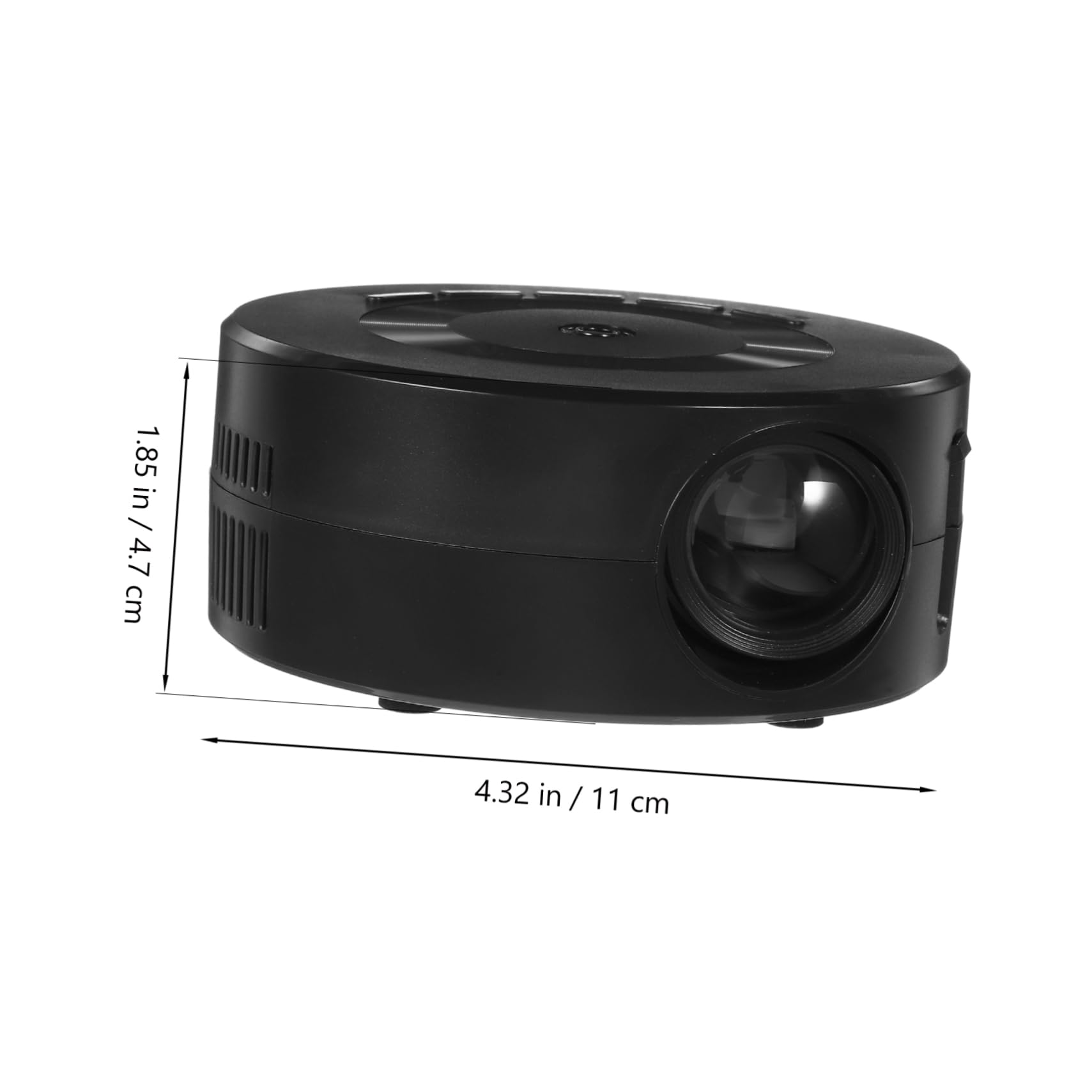 Mikikit Mini Proiettore Portatile Altoparlante Integrato Dispositivo Di Visualizzazione Tascabile Per Uso Domestico Campeggio e Ufficio Per Smartphone e Tablet