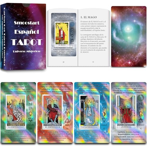 Smoostart Cartas Tarot Español para Principiantes con