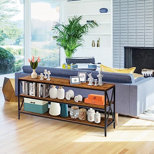 Short-Bookshelf-Book-Shelf-For-Office-Low-Bookshelf-Under-Window-Metal-2-Tier-Horizontal-Bookshelf-Long-Bookshelf-Horizontal-Bookcase-Shelving-Unit-Wide-Bookshelf-Farmhouse-Open-Bookshelf-Book-Case