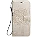 Produktbild Snow Color Huawei Honor 20Pro Hülle, Premium Leder Tasche Flip Wallet Case [Standfunktion] [Kartenfächern] PU-Leder Schutzhülle Brieftasche Handyhülle für Huawei Honor 20 Pro - COKT010648 Gold
