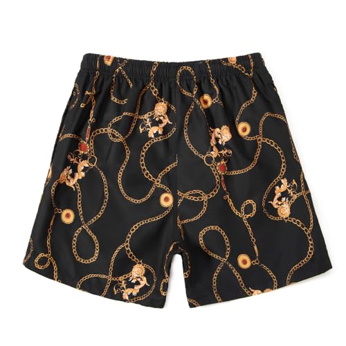 Men’s Swim Trunks Quick Dry Beach Shorts with Mesh Lining2