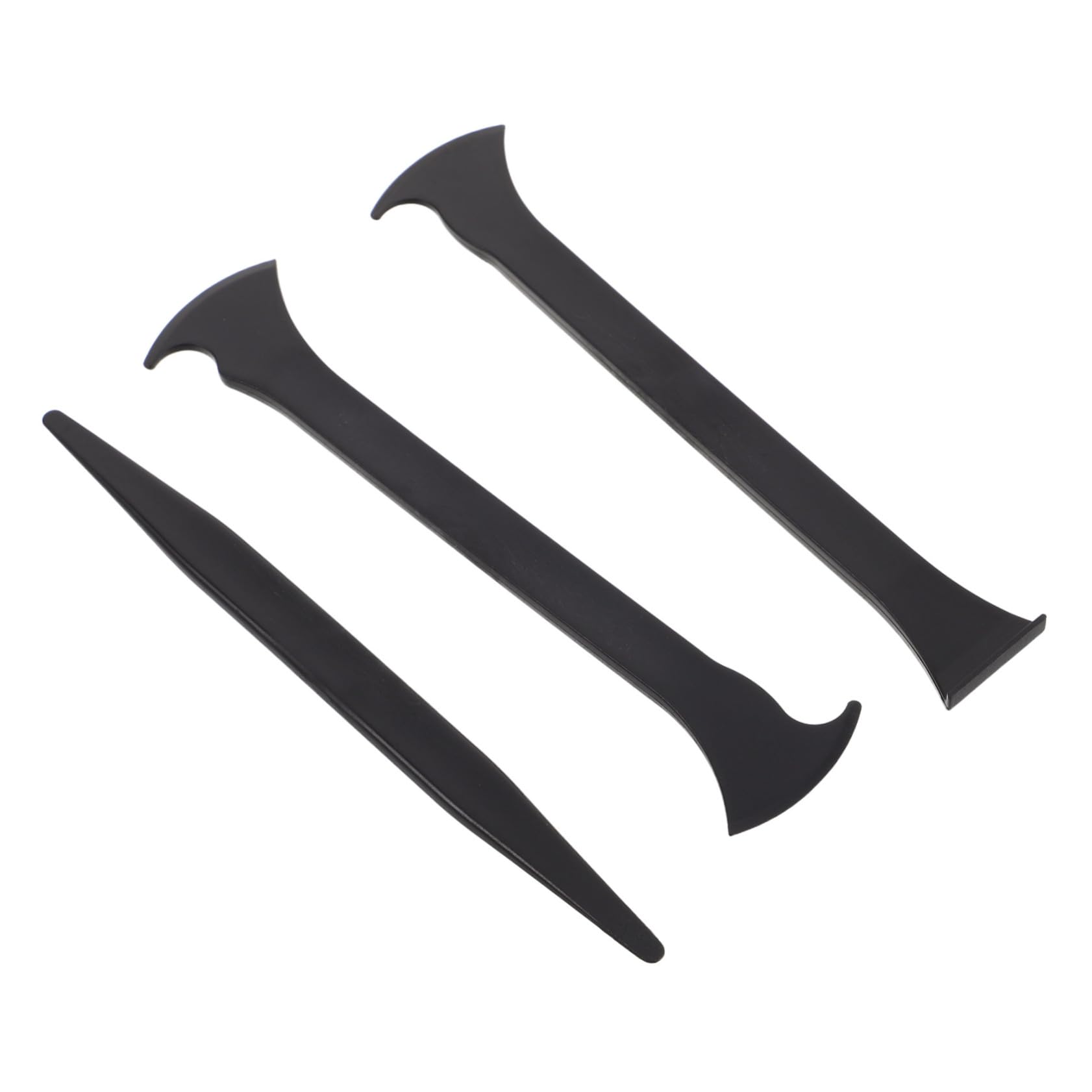 GANAZONO 3pcs Ergonomic Plastic Scraper for Vinyl Wrap Window Tint Wallpaper and Decal Application for Edge Sealing and Smoothing