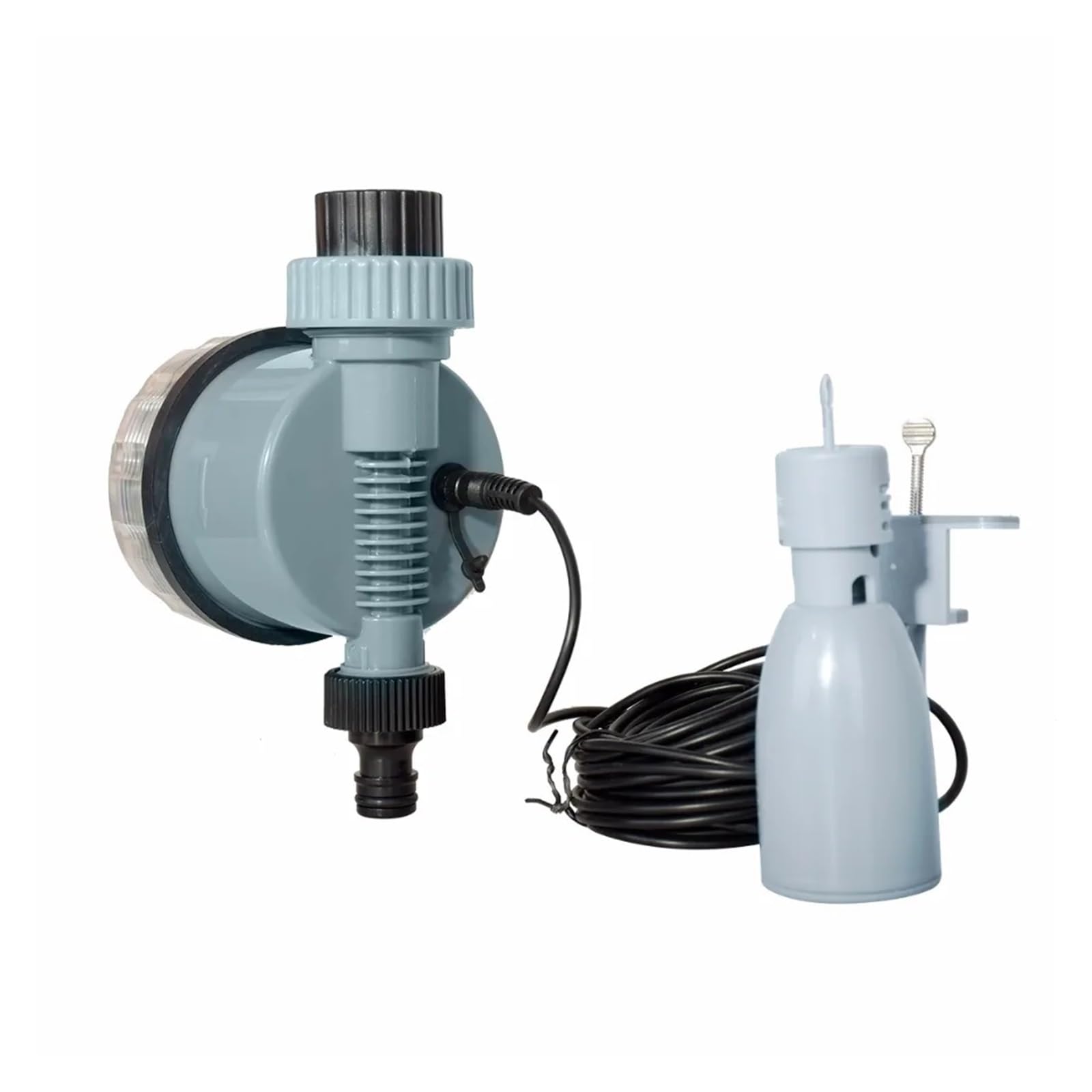 NURII Timer for l'irrigazione del Giardino, Kit di irrigazione for l'irrigazione delle Piante, Controller Automatico con valvola a Sfera e sensore Pioggia