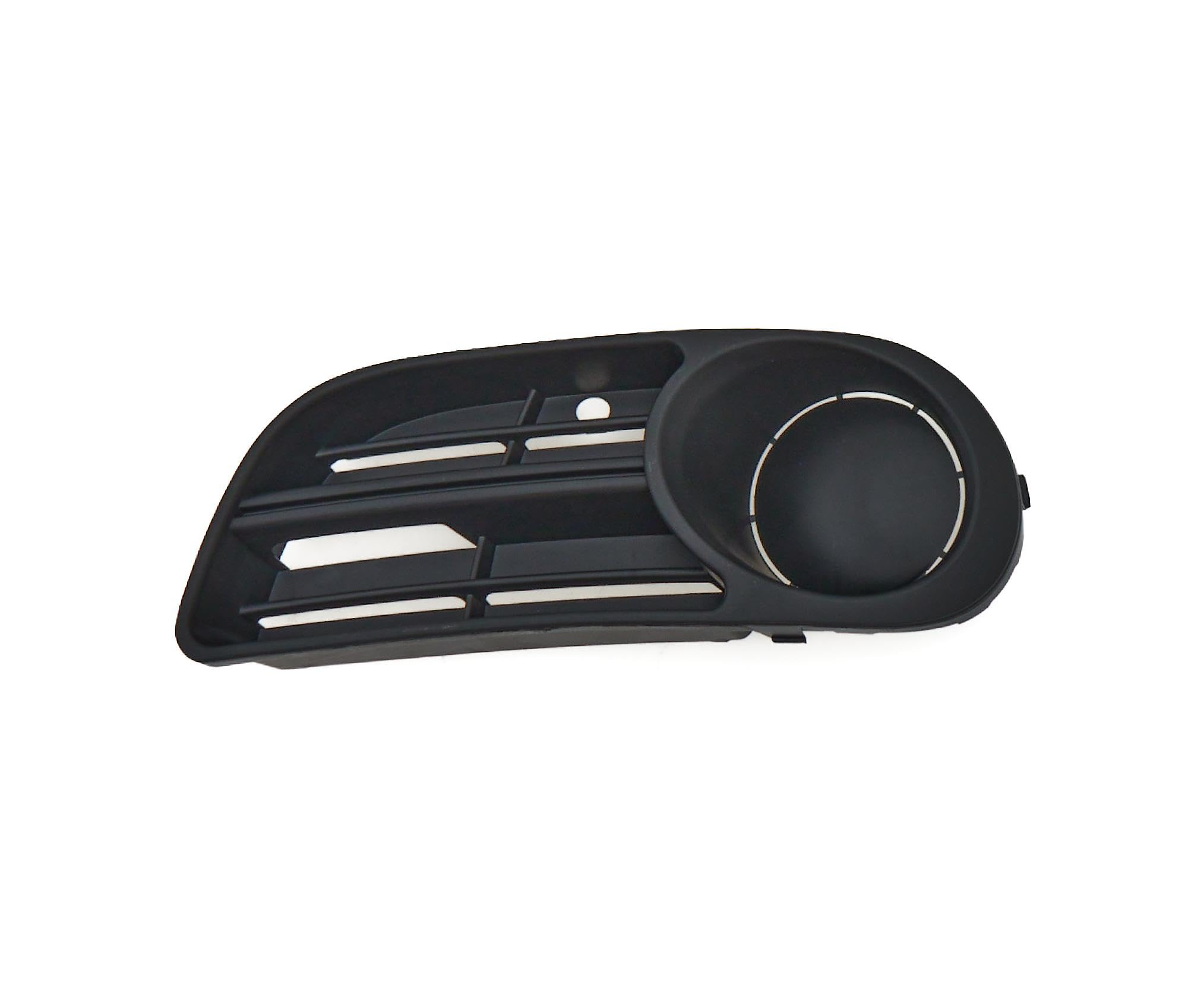 carro Rejilla de parachoques Izquierda Negro 6Y0807367B adecuado para SKODA FABIA 2004-2007 Sin orificio para faros antiniebla, color negro