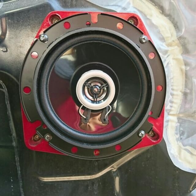 Amazon.co.jp: 16cm 2WAY カースピーカー【BK】 最大130W コアキシャル