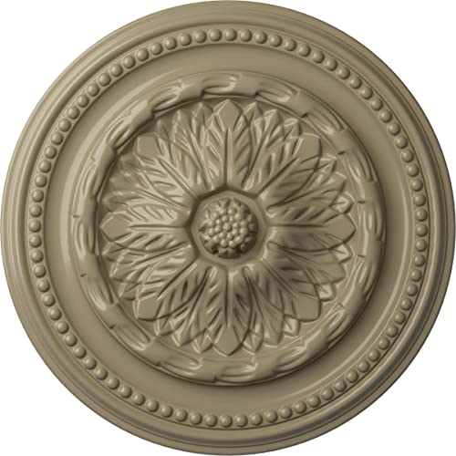 Image of 15 3 /4 inchOD x 1 7 /8 inchP Chester Ceiling Medallion (Fits Canopies up to 2 1 /4 inch), Hand-Painted Gobi Desert