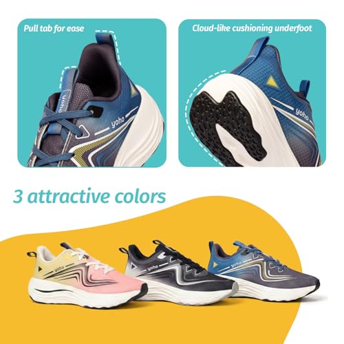 Image of YOHO MovieRun 2100 Sneakers for Men | Stylish & Lightweight Sports Shoes for Man | Casual Shoe for Walking, Running, Gym & Everyday Use