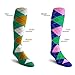 Colorful Knee High Argyle Golf Socks: Mens Over-The-Calf Starter Bundle Pack (6 Pair Collection)