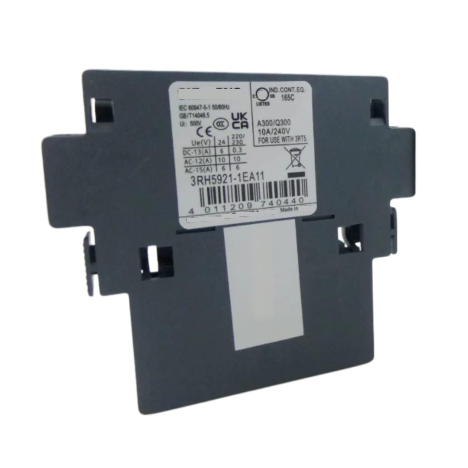 JHSLJCQS Auxiliary Contact 3RH5921-1EA11 S00 1NO+1NC 3RH59211EA11, Contactor Auxiliary Contact