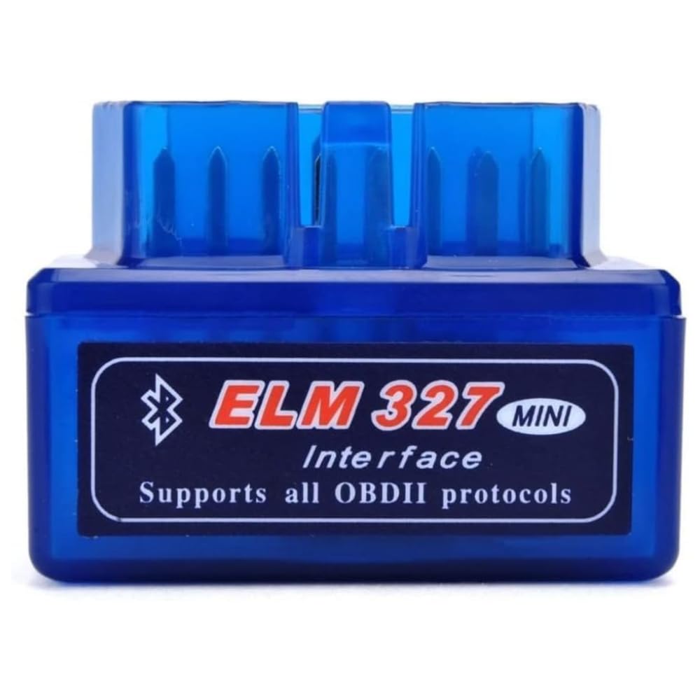 Mini ELM327 Diagnostica Auto Bluetooth 2.0 - Facile Connessione Smartphone, Supporto OBD2, Compatibile con Veicoli a Benzina dal 1996. Test Diagnostico Efficace e Veloce compatibile IOS Android