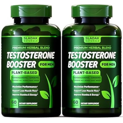 Testosterone Booster Supplement for Men – Male Enhancing Test Boost – Ashwagandha, L-Arginine, Tongkat Ali, Tribulus + More – Workout, Build Muscle, Strength, Energy & Performance – 2 Month Supply