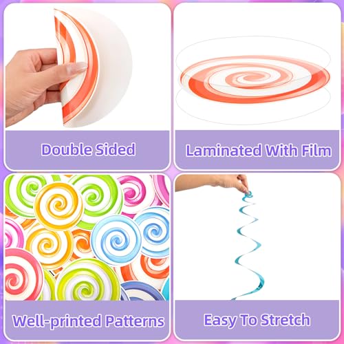 52Pcs Candyland Theme Party Decorations