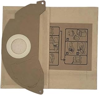 QBGKSFHG Compatible con Aspiradoras Karcher WD2, MV2, 6.904-322.0. Incluye 10 Paquetes De Bolsas For Polvo.