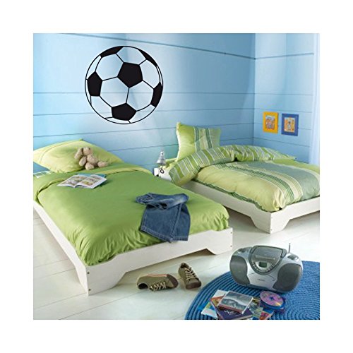 Stickers Ballon de Foot - Or, L 110cm x H 110cm