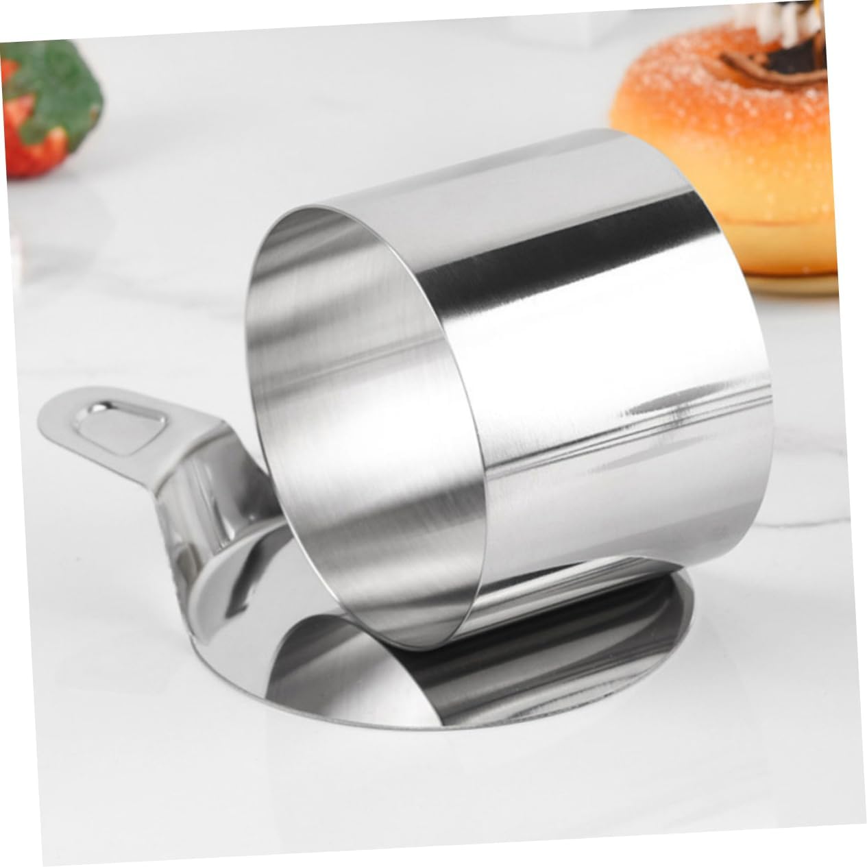 ULTECHNOVO Baking Molds Set Round Mousse Ring Cake Mould Cake Collar for Tiramisu Battenberg