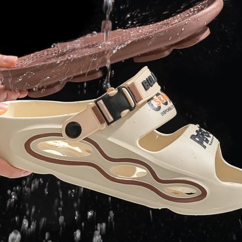 Premium Comfort Two Layer Flip-back Convertible Outdoor Sandals Non Slip Slides Summer Slippers For Men Indoor Footwear3