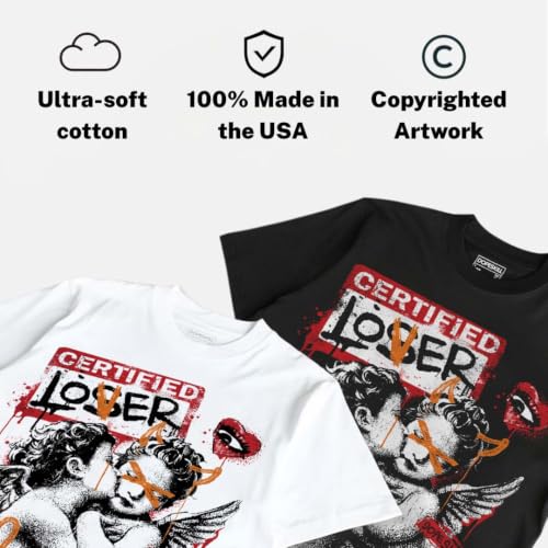 Image of DopeSkill Graphic Tee Streetwear Hip Hop Hypebeast Street Style Crew Neck Unisex T-Shirt Sneaker Colour Matching Shirts Angel