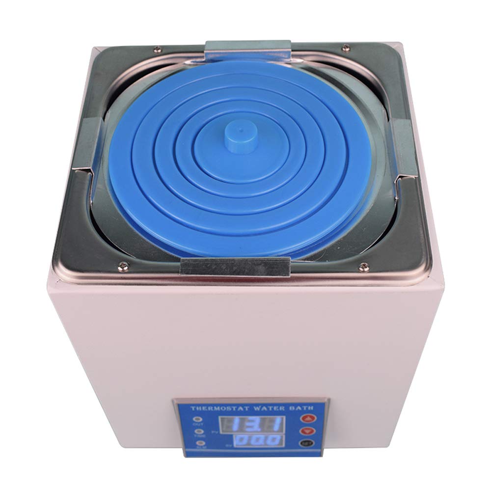 Baño María termostático digital para laboratorio, calentador eléctrico para baño María, baño María termostático con calefacción científica, suministros para baño María de laboratorio con revestimien