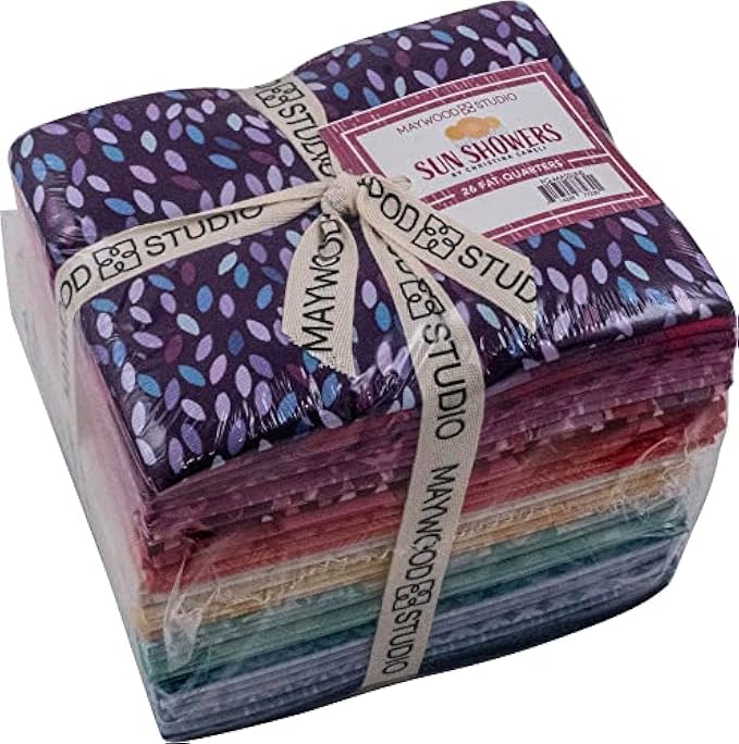 Fat Quarters Fabric Bundles for Quilting - 18 x 22 Inch Precut Squares 26 Pieces