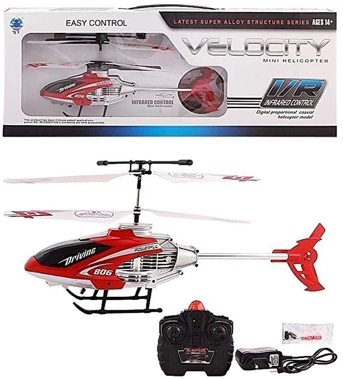 Buy BHUMI Velocity Remote Control Flying Helicopter, with Unbreakable
