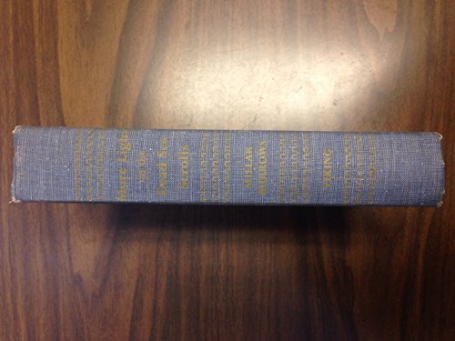 More Light on the Dead Sea Scrolls B000U3N6JO Book Cover