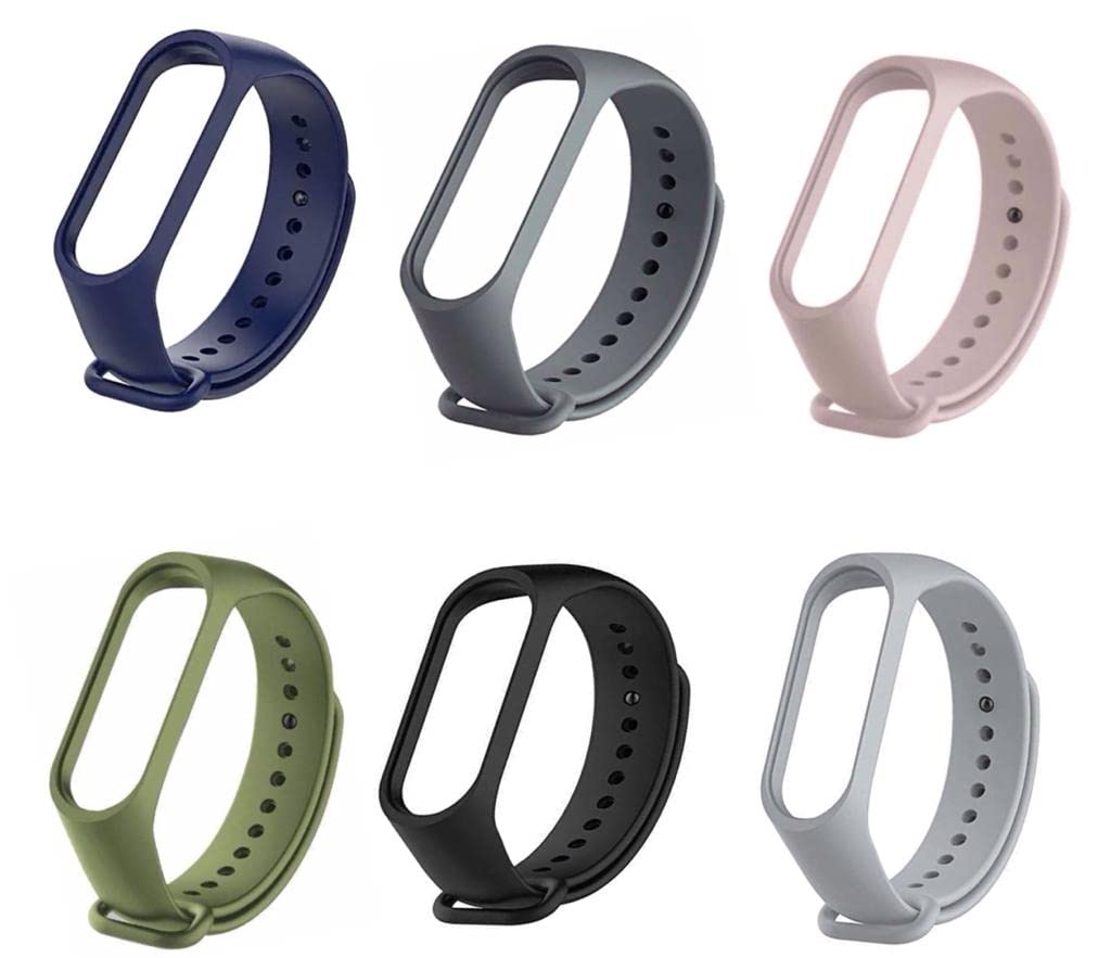 INEFABLE Mi Band 3 and 4 Straps Original for Mi Band M3 and M4 Wristband Strap Soft Silicone Adjustable Band Strap — Amazon image 9