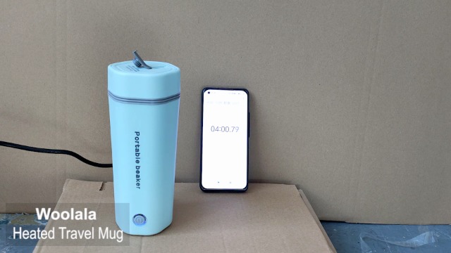 Taza eléctrica de viaje 350ML con calentamiento rápido miniatura 7