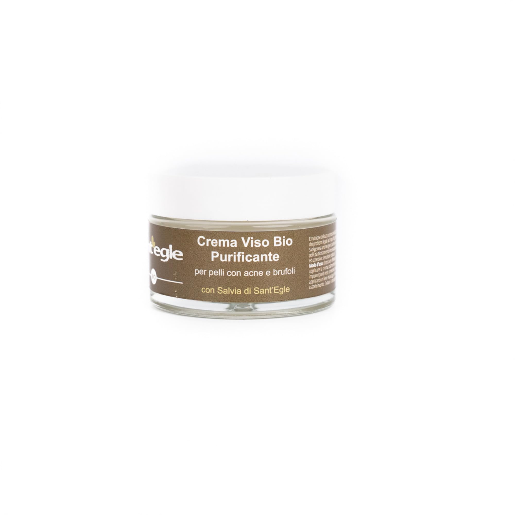 Sant'Egle Crema Viso Biologica Purificante per Acne con Salvia (1)