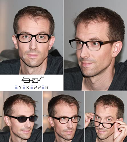 Image of Eyekepper Classic Reading Glasses for Men 5 Pack Spring Hinges Readers