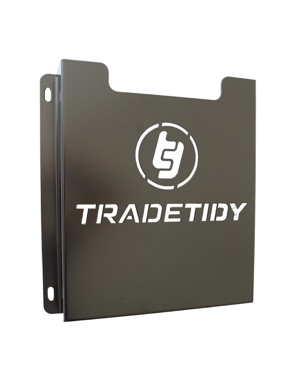 Tradetidy Document Holder Steel Wall-Mounted Van Storage Black