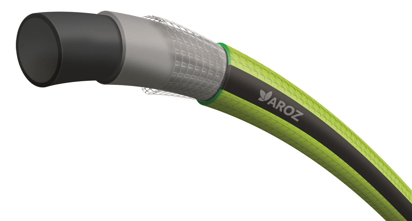 Tubo da Irrigazione Ø15 mm Lunghezza 25 Metri | Flessibile e Resistente a Pressione e Piegature | Per Giardino, Orto o Terrazza | Uso Domestico o Professionale | AROZ