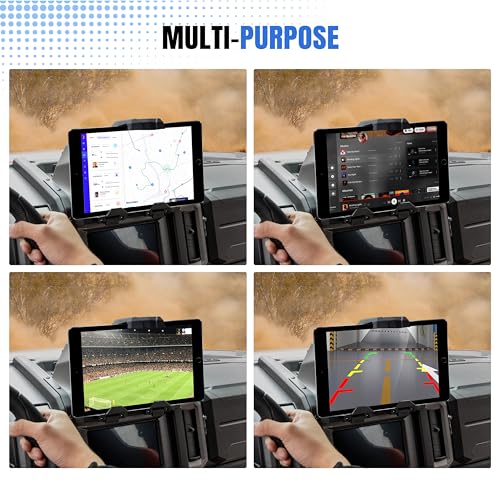 Image of Tablet Holder for Polaris Xpedition XP /ADV 2024 2025, Sporty Electronic Device Mount with Storage Box Phone Mount Tablet Holder for Polaris Xpedition XP /XP 5 /ADV /ADV 5 2024 2025 Accessories