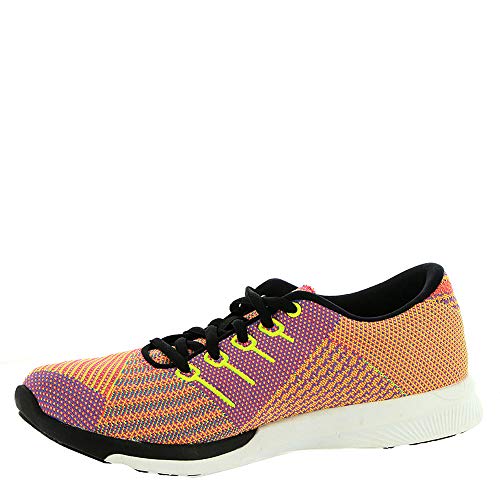 ASICS ASICS Women's fuzeX Knit Running Shoe Flash Coral/Black/Safety Yellow 6 (S)