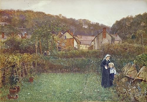 Cuadro Contando a las abejas de Charles Napier Hemy, lienzo para renovar paredes vacías 60x90