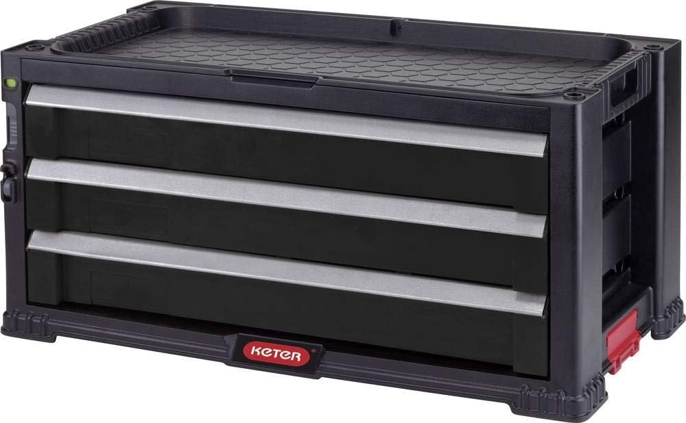 Tool Trolley with 3 Drawers 59 x 29 x 26 cm