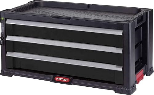 Module Servante 3 tiroirs Extensibles- Servante d'Atelier Keter