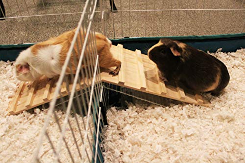 image for Pulse Brands Wood Bridge for Small Animal Cage or Habitat - Guinea Pig