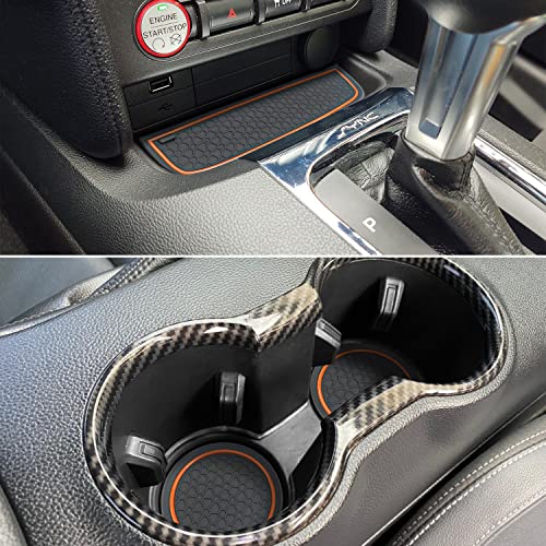 Image of Cup Holder Inserts for Ford Mustang Accessories 2015-2020 2021 2022 2023