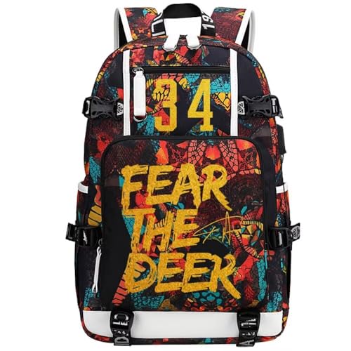 FANwenfeng Basketball Player GA34 Multifunction Backpack Travel Daypack Fans Bag (Style 2)